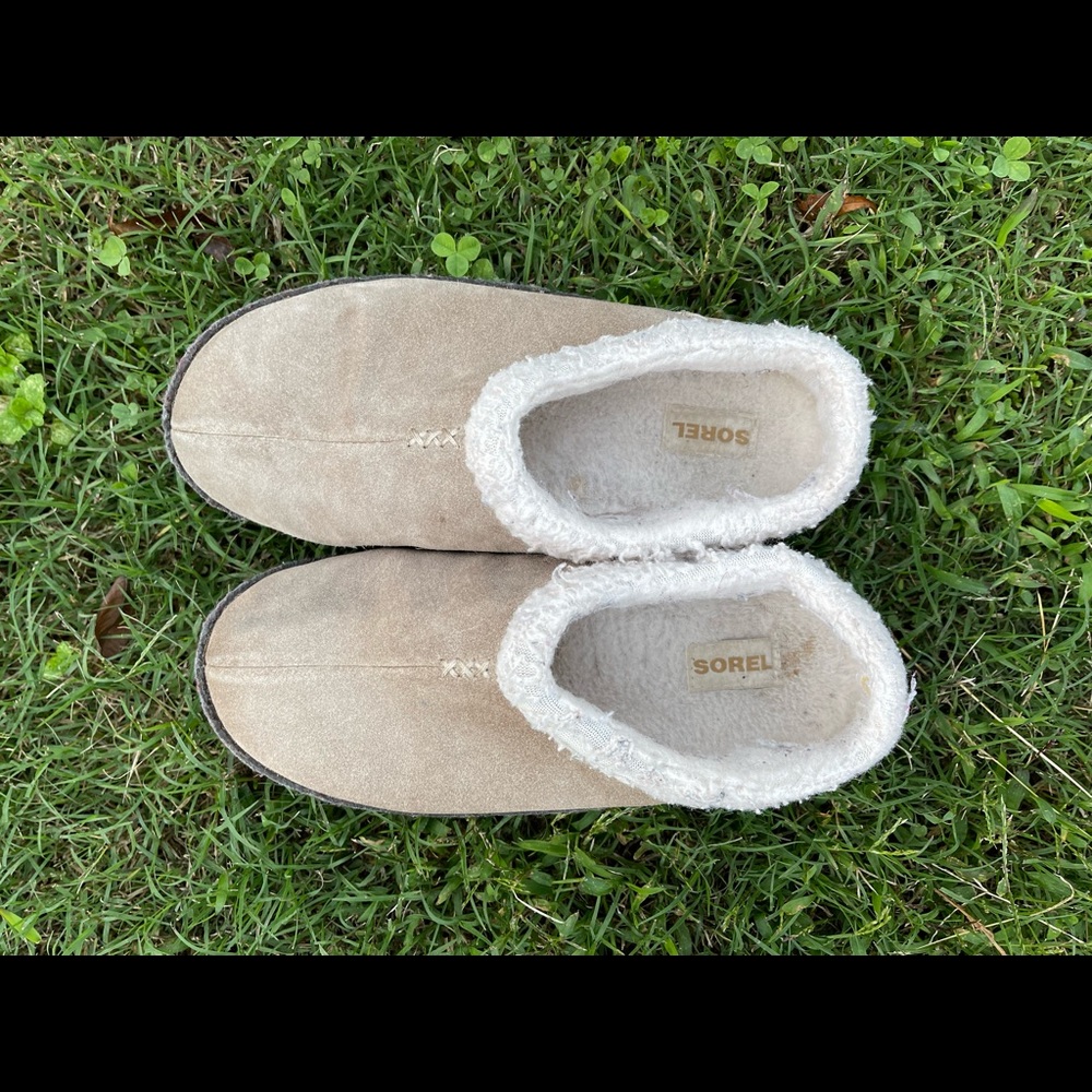 Sorel Sheepskin Lined Slippers